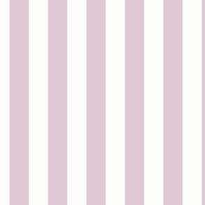 3/4" Vertical Stripe: Light Plum Basic Stripe, Plum Purple Stripe