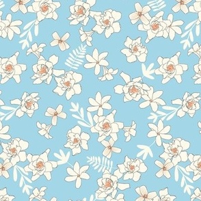 Liberty Floral Blue Sky