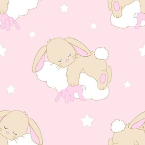 Pink Bunny Cloud Baby Girl - Small