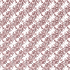 Diagonal classic earthtone pattern.