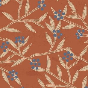 BERRY BOTANICAL - TERRACOTTA - large - Fall Sierra