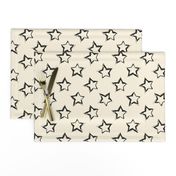  Black Stars on beige2 - small