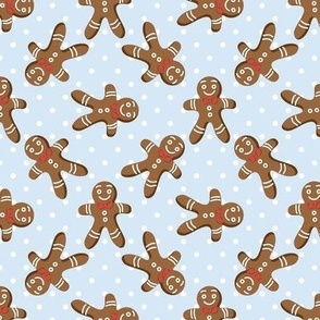 Gingerbread Man - Blue