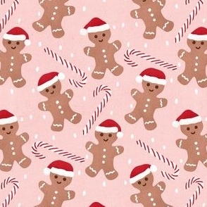 Mini Gingerbread People and Candy Canes