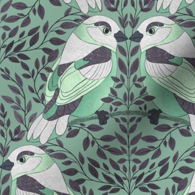 Sparrow themed pattern
