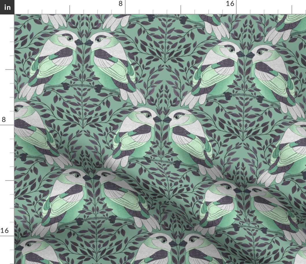 Sparrow themed pattern