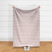 Sweet wine grapes horizontal stripes on cream Small scale