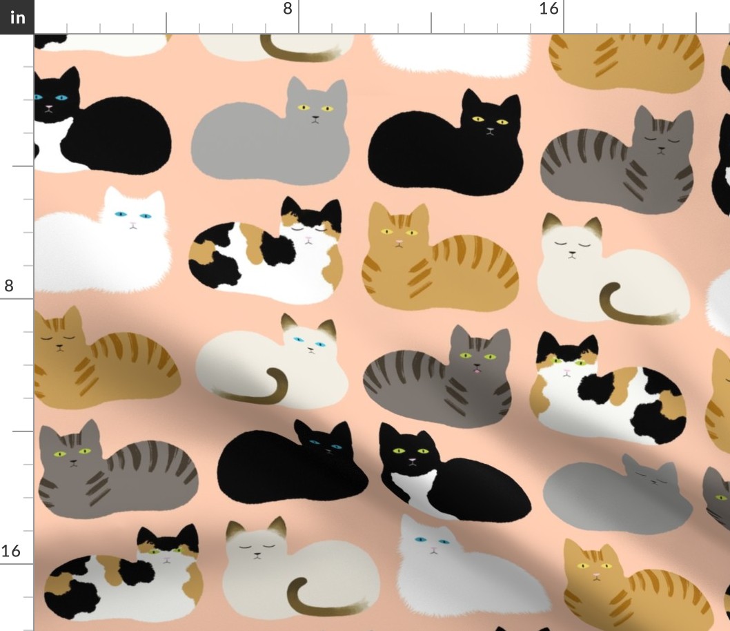 Cat Loaf Print Extra Large Scale