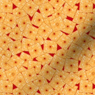 cheese crackers - red (overlapping)