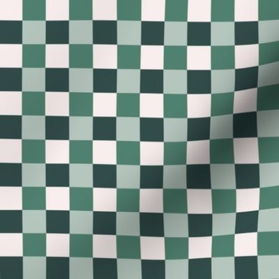 Checkered Pattern in Green