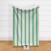 Pink and Green Stripe fabric