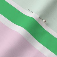 Pink and Green Stripe fabric