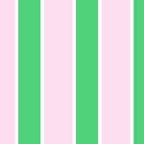 Pink and Green Stripe fabric