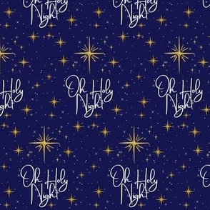 Oh Holy Night with stars