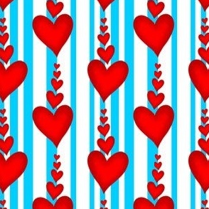 Hearts and stripes