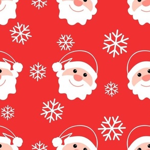 Happy Santa Claus Pattern