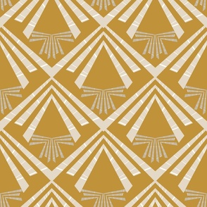 1920 Flapper Dress - Yellow Gold