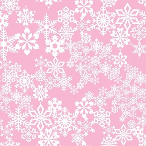 Snowflakes Pink