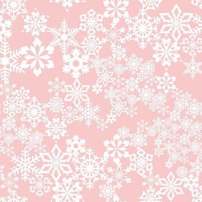 Snowflakes - Blush