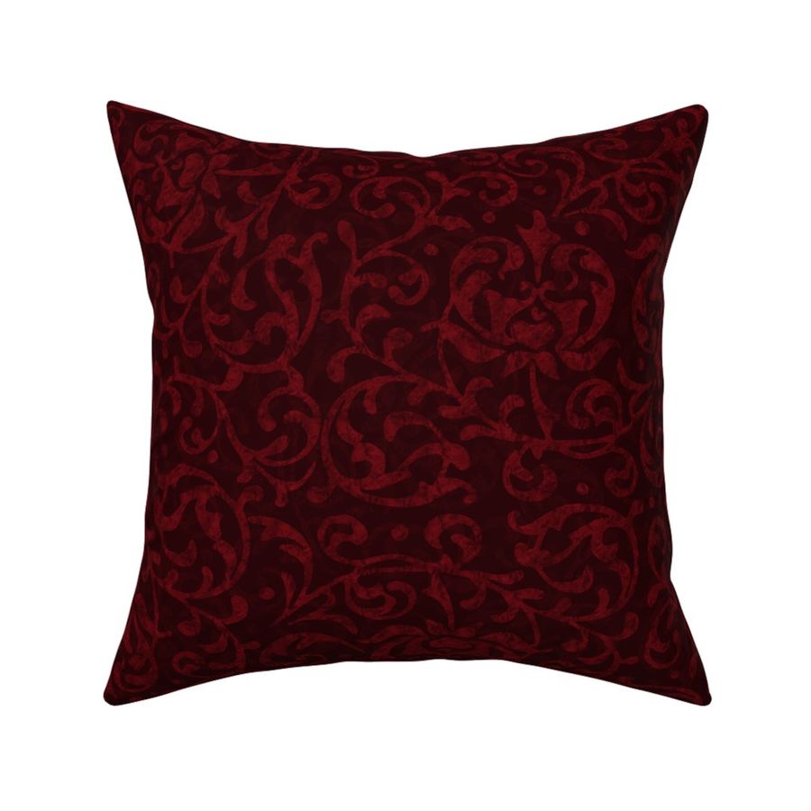 Dark Burgundy Cassis Tudor Rose