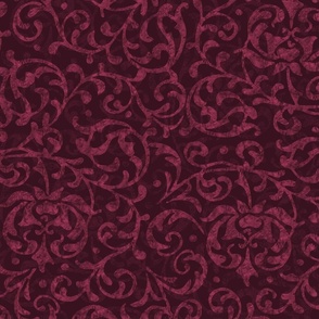 Tudor Rose Burgundy Cassis