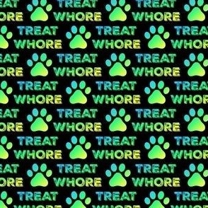 3/4" Treat Whore Paw, green 