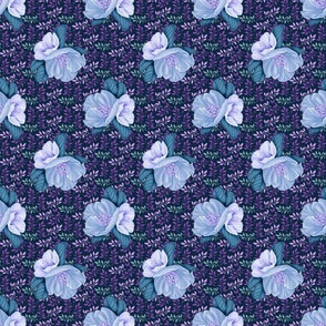 blue_flowers_with_purple_and_violate_leaves