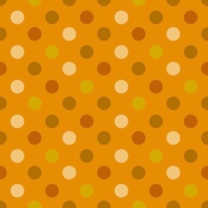 Playful autumn polka dots