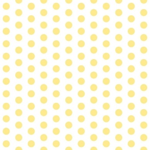 Fleur de Bee - Yellow  Dots on White