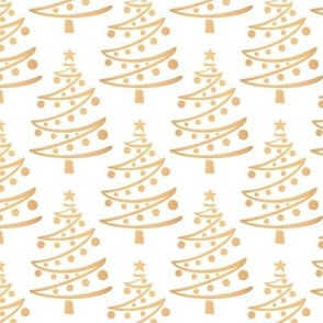 Modern Gold Christmas Trees