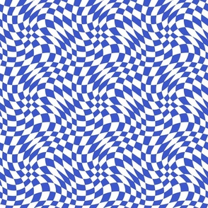 COBALT GROOVY CHECK SMALL