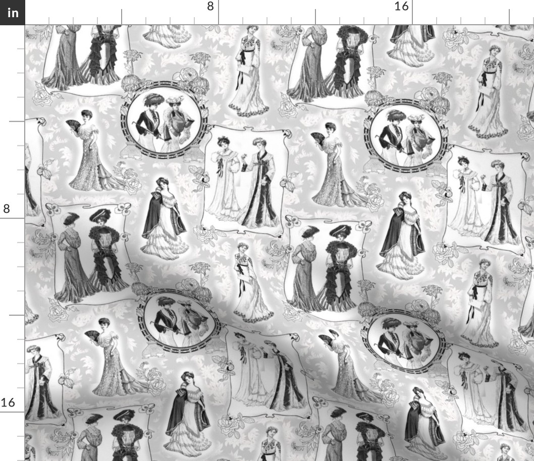 1902 Victorian Women Fashion Plates JMonroe Small scale