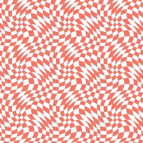 CORAL GROOVY CHECK SMALL