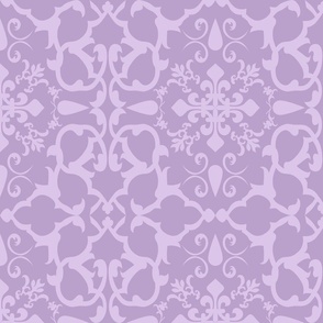 Monochrome Lace in Lavender