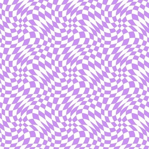 LAVENDER GROOVY CHECK SMALL