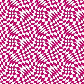 MAGENTA GROOVY CHECK SMALL