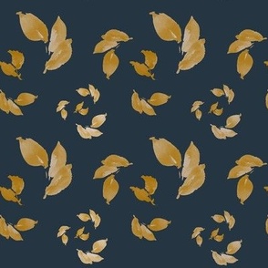 Gold Golden Leaves Leaf Botanical Watercolor Vintage Retro Geometric Rustic Home Decor Kitchen Dining 