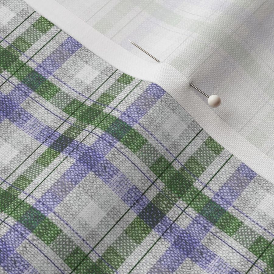 Promise Plaid - Lavender/Hunter Green