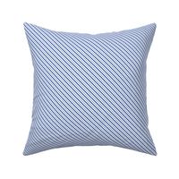 Diagonal Candy Stripe - Blue/Grey