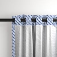 Diagonal Candy Stripe - Blue/Grey
