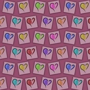 Heart Tattoo Sheets - Pink