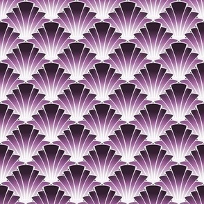 Art Deco Fan Wallpaper - Purple