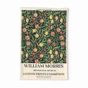 William Morris - Fruits- Artprint -  ART NOVEAU MUSEUM- Cotton Prints Exhibition , - William Morris Wall Hanging, William Morris Tea towel