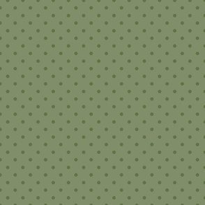 Little dots on green - medium