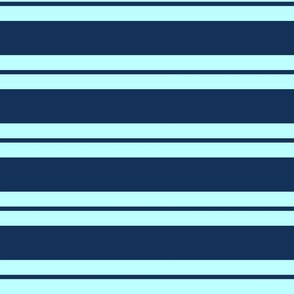 blue horizontal stripes  | large