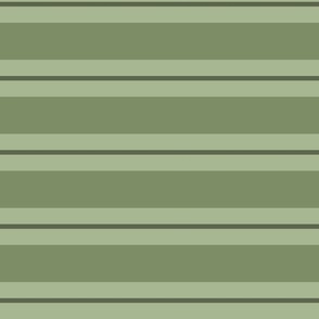sage green horizontal stripes  | large