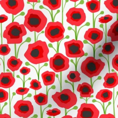 Red Poppy Cutouts Small