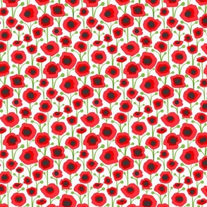 Red Poppy Cutouts Small