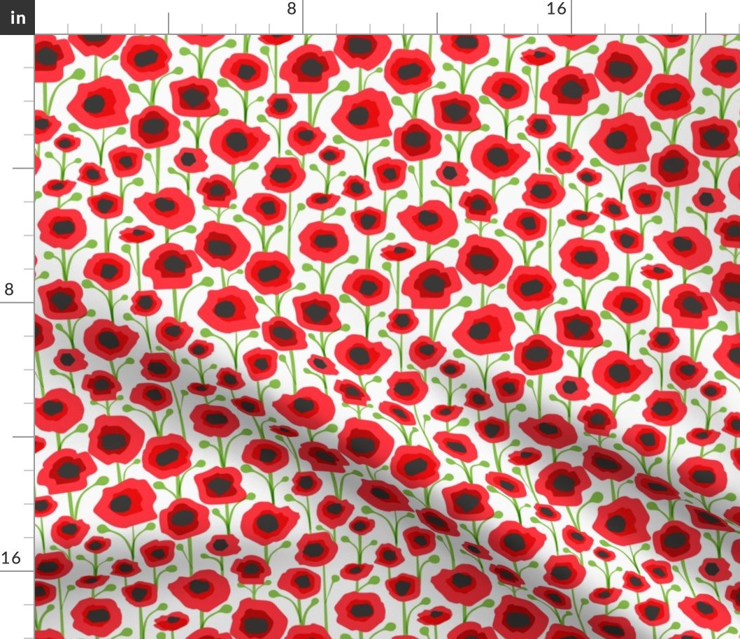 Red Poppy Cutouts Small