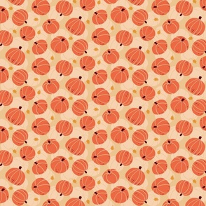 Layered Pumpkin Pattern - Pastel Yellow_medium